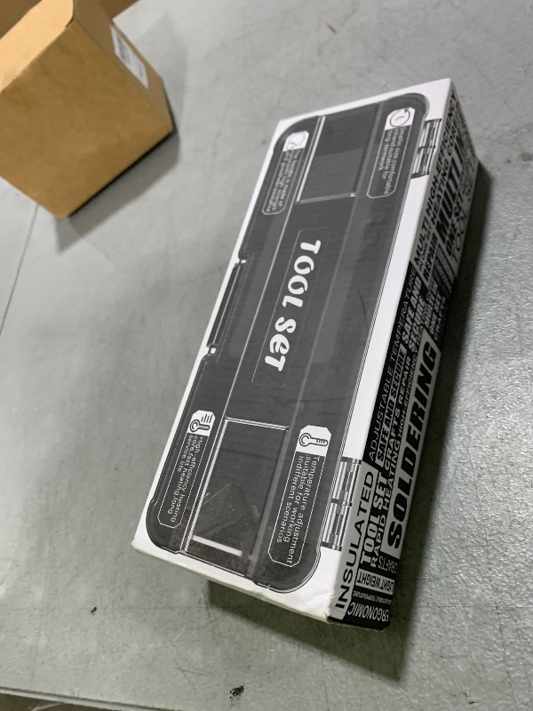 Photo 1 of Soldering Iron Kit, 90W 110V LCD digital soldering gun?12-in-1 Soldering Iron Kit Tool?Temperature adjustable from 180-480°C?5 soldering tips?soldering wire?soldering paste?soldering pump