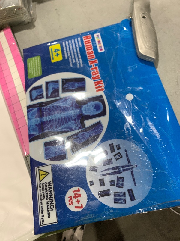 Photo 1 of 21pcs Human Body Xrays for Kids Educational Set | X Rays for Classroom | Toddler X Ray Toy | Skeleton Xray | X-Ray Science Kit |STEM/STEAM Science Materials for Classroom & Home | Size 33.85" X 35.82"