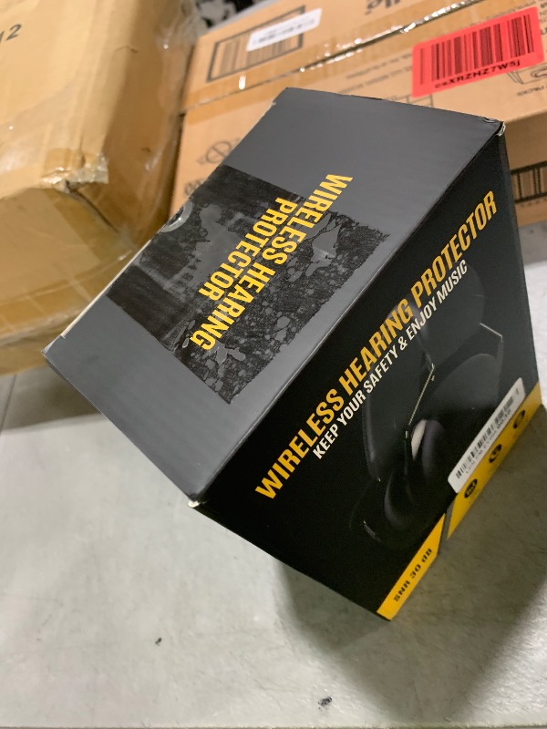 Photo 1 of Kalence Bluetooth 5.4 Hearing Protection with 120H Working Time, 30dB Safety Earmuffs, Rechargeable Ear Protection Headphones with Mic for Mowing, Workshops, Construction, Snowblowing, Black