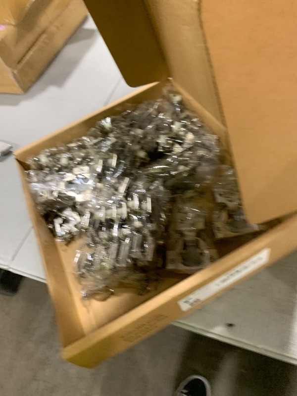 Photo 1 of 60 Pack 30 Pairs 3/8 inch Overlay Soft Close Hinges for Kitchen Cabinet Hinges Satin Nickel Hidden Hinges Stainless Steel Concealed Hinge self Closing