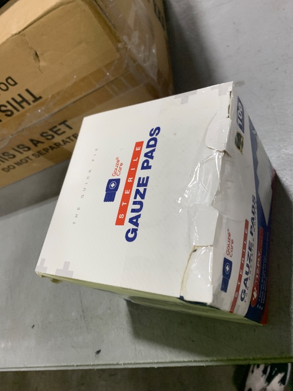 Photo 1 of 100pc Large Sterile Gauze Pads 4x4 Sterile for Wounds Bulk - 12ply Woven Gauze Sponges 4x4 Sterile - USP IV Breathable Mesh 4x4 Gauze Pads Sterile for Enhanced Absorption - First Aid Medical