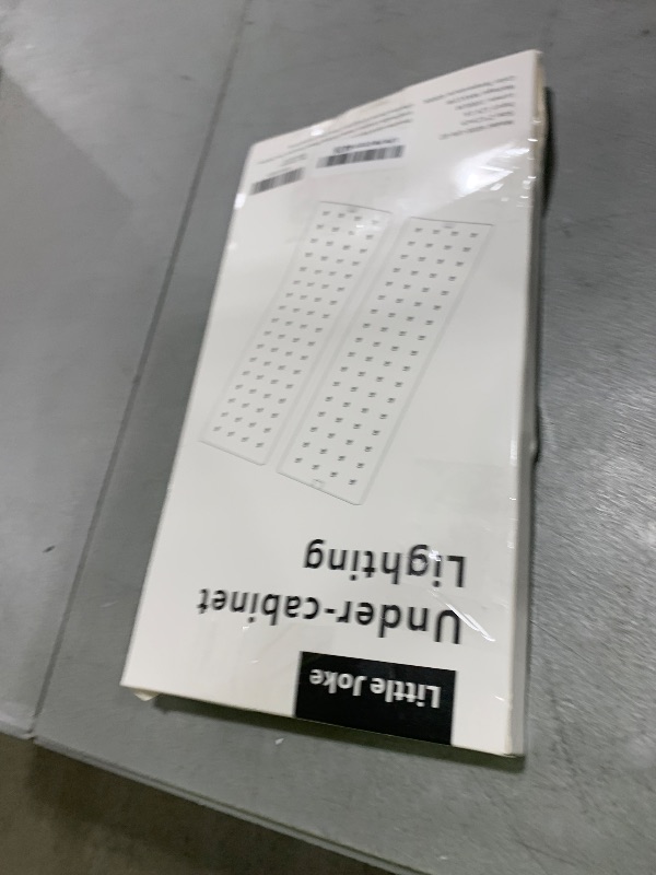 Photo 1 of Undercabinet Lights for Kitchen 1000lm 108 LEDs, 2-Pack Under Cabinet Lighting Plug in, 12in Panel Under Counter Lights for Kitchen,Stick on Led Under Cabinet Light, Cold White for Cabinet,Desk,Shelf