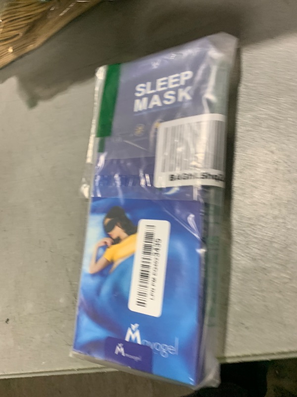 Photo 1 of Mavogel Cotton Sleep Eye Mask - Updated Design Light Blocking with Adjustable Nose Bridge, Soft and Comfortable Night Eye Mask for Men Women, Eye Blinder for Shift Work, Includes Travel Pouch, Black