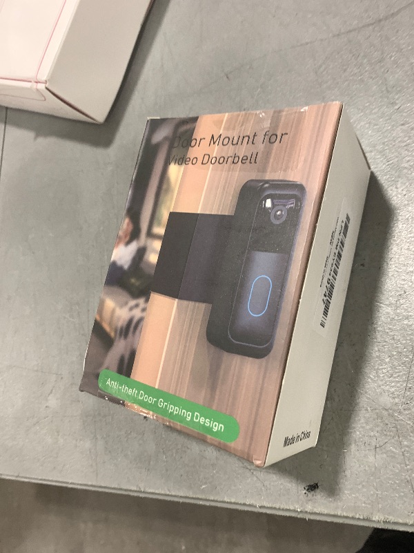 Photo 1 of Blink Doorbell Mount, Anti-Theft Blink Video Doorbell Door Mount Bracket No Drilling, Not Block Doorbell Motion Sensor, Easy to Install, Fit for Blink Doorbell Camera (Black)