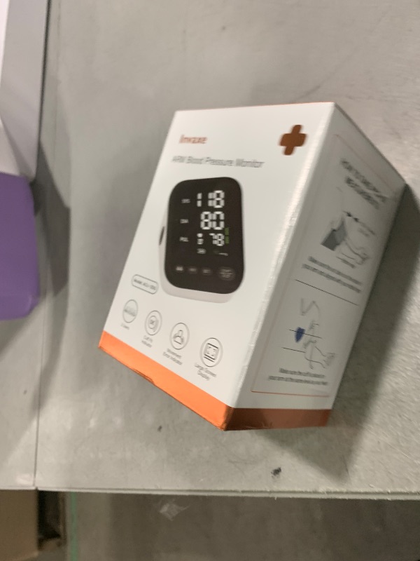 Photo 1 of Blood Pressure Machine, Automatic Upper Arm Blood Pressure Monitor with 2x199 readout, 4.5 inch Backlit Large Screen Adjustable Large Cuff 9 to 17 inches - arrhythmia and Home Hypertension Detector
