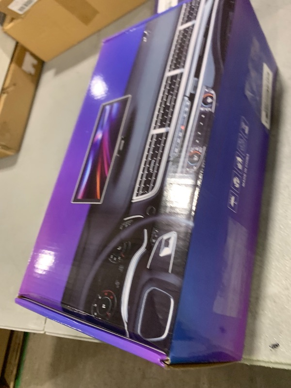 Photo 1 of 11.26”Coocom Portable CarPlay Screen for Car,Car Stereo with Apple CarPlay & Android Auto,Incell Touch Screen,4K Dash Cam,1080P Backup Camera,Mirror Link, Voice Control, Bluetooth 5.3,GPS,FM