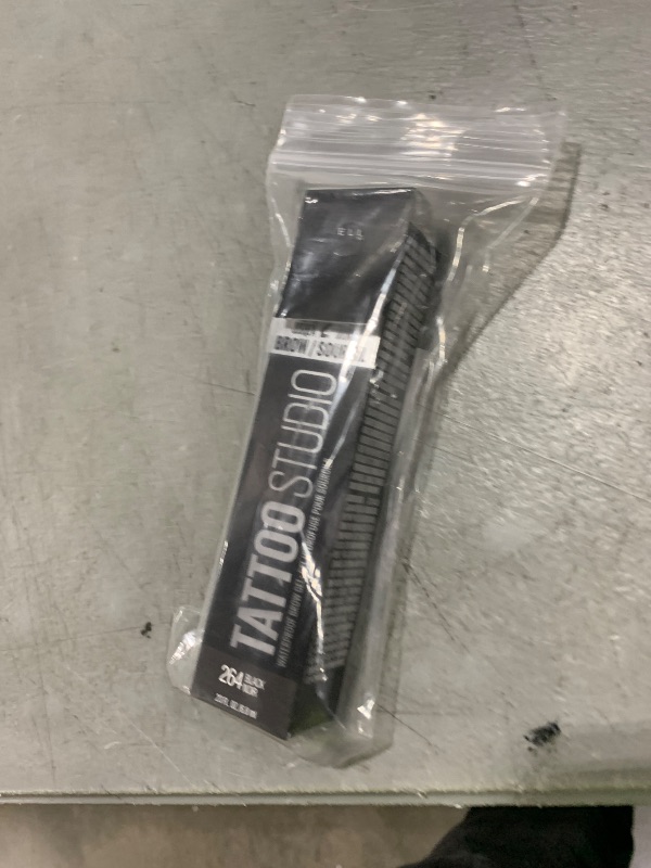 Photo 1 of Maybelline TattooStudio Waterproof Eyebrow Gel Makeup, 264 BLACK, 1 Count