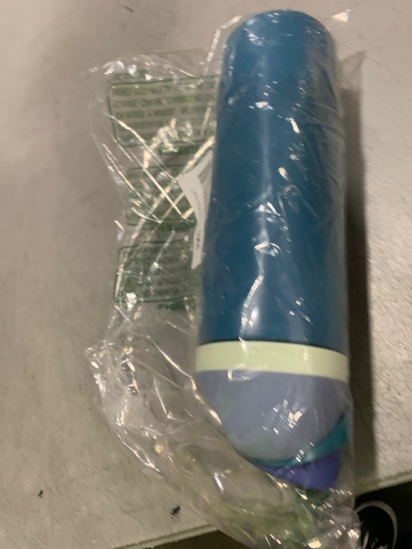 Photo 1 of Owala FreeSip Insulated Stainless Steel Water Bottle with Straw, BPA-Free Sports Water Bottle, Great for Travel, 24 Oz, Denim
