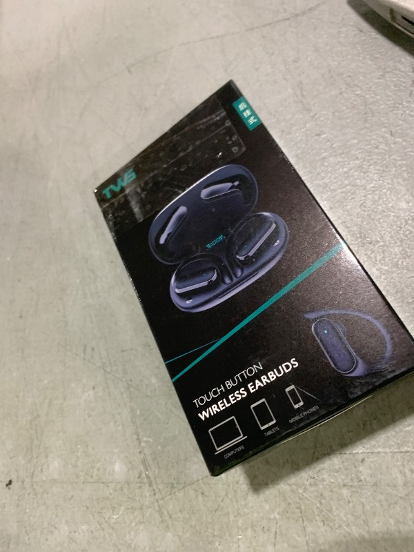 Photo 1 of AEYHKFES-US Wireless Earbuds,Bluetooth Headphones 80hrs Play Back Sport Earphones with LED Display Over-Ear Buds with Earhooks Built-in Mic IPX7 Waterproof Headset for Workout Grey (Upgrade Black)