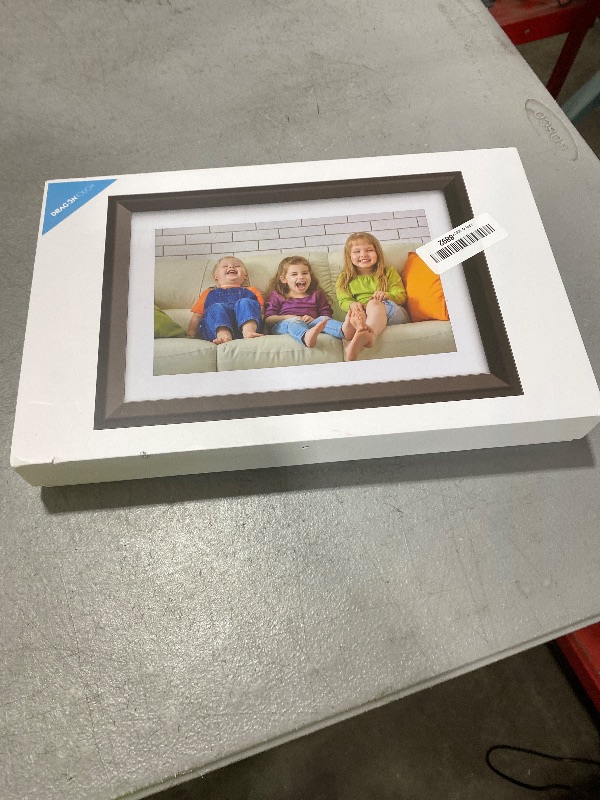 Photo 1 of Dragon Touch Digital Picture Frame WiFi 10 inch IPS Touch Screen Digital Photo Frame Display, 32GB Storage, Auto-Rotate, Share Photos via App, Email, Cloud, Classic 10 Brown, PUUDUU