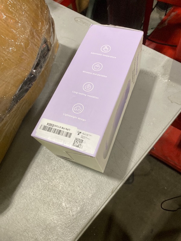 Photo 1 of Portable Bottle Warmer for Travel: Large 12oz Capacity with Dual Heating Modes for Breast Milk & Water, Fast Heating Smart Temperature Control, Portable Milk Warmer Gifts for New Mom Purple