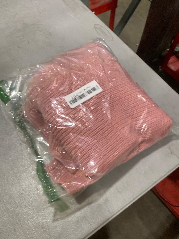 Photo 1 of Mommy and Me Sweater Matching Family Outfit Long Sleeve Knit Sweater Pullover Mom and Baby Clothes (Women, S, Pink)
