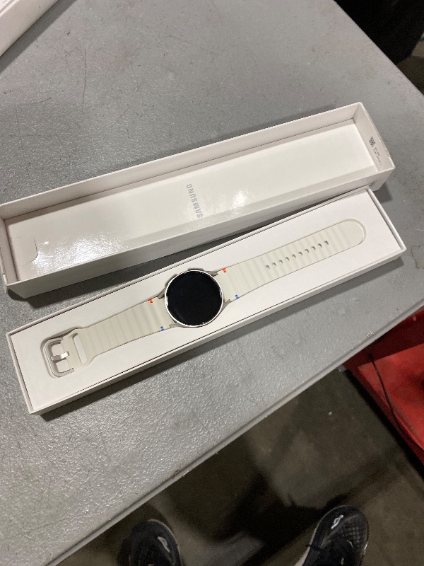 Photo 1 of Samsung Galaxy Watch 7 40mm Bluetooth AI Smartwatch w/Energy Score, Wellness Tips, Heart Rate Tracking, Sleep Monitor, Fitness Tracker, 2024, Cream [US Version, 1Yr Manufacturer Warranty]