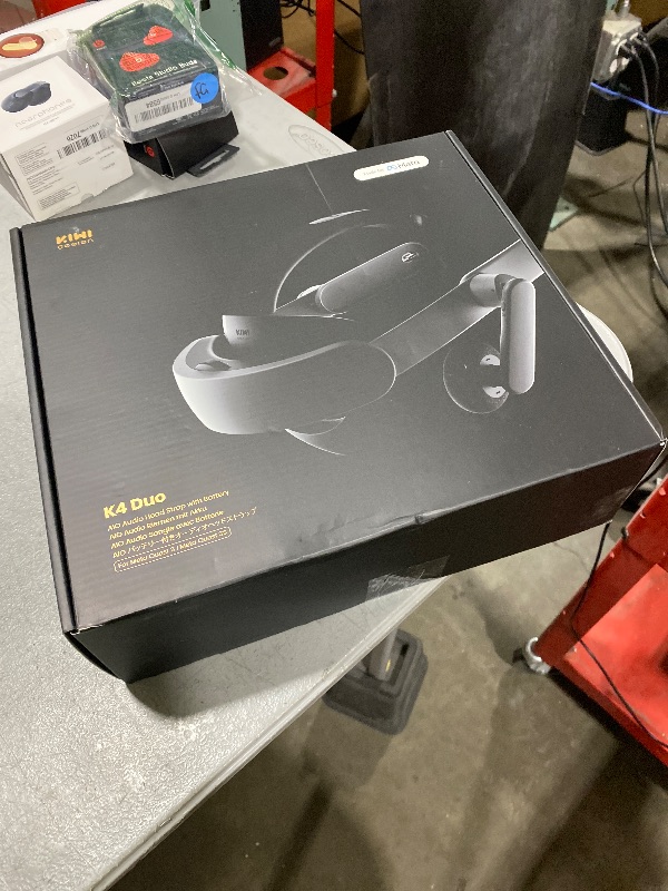 Photo 1 of KIWI design Audio Head Strap with Battery for Meta/Oculus Quest 3/3S, K4 Duo DualFast Charging Headset, VR Accessories with Balanced Design for Enhanced Sound Effects & Playtime