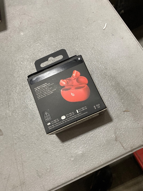 Photo 1 of Beats Studio Buds - True Wireless Noise Cancelling Earbuds - Compatible with Apple & Android, Built-in Microphone, IPX4 Rating, Sweat Resistant Earphones, Class 1 Bluetooth Headphones - Red