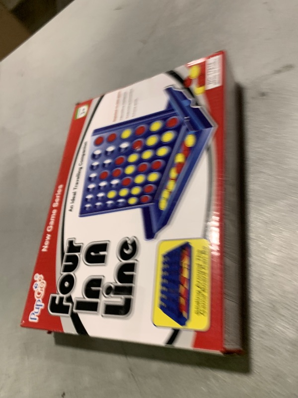 Photo 1 of Pup Go Big Size 4 in a Row Game for Kids Ages 3+, Classic Family Tabletop Games Indoor & Outdoor for Yard, Lawn, Camping, Party, Durable Foldable Design with 6 Spare Discs, 2-Player Strategy Game