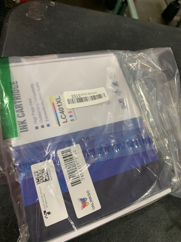 Photo 1 of LC401XL LC401 Ink Cartridges Compatible for Brother Ink Cartridges LC401 XL to use with Brother MFC-J1010DW MFC-J1012DW MFC-J1170DW Printer Ink (Black Cyan Magenta Yellow, 4 Pack)