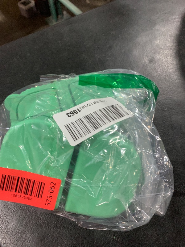 Photo 1 of AIERSA Silicone Snack Containers with Lids, Reusable Snack Packs 2 Compartments, Small Mini Food Snack Box for Travel, Dishwasher Safe Snack Box -Green