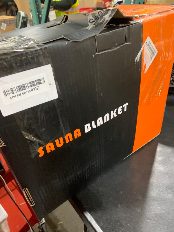 Photo 1 of EHINI Infrared Sauna Blanket-Sauna Blanket for Home Use, Portable Design for Relaxation and Detoxification Highest 176?, 20-60 Minutes Timer, 6 ft x 2.65 ft?Space Black?