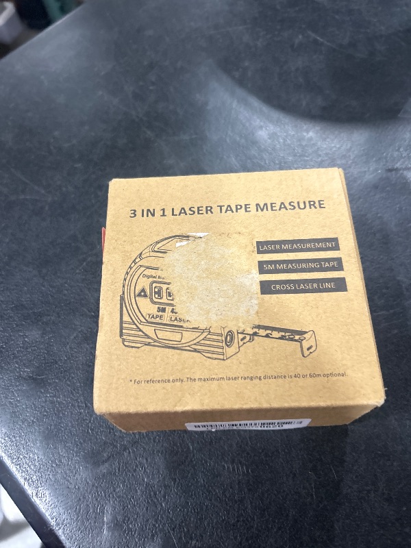 Photo 1 of 3-in-1 Laser Measuring Tape, Almighty Tools Tape Measure, The 3 in 1 Laser Rangefinder Tape Measure Almighty Tools (60cm,Blue)
