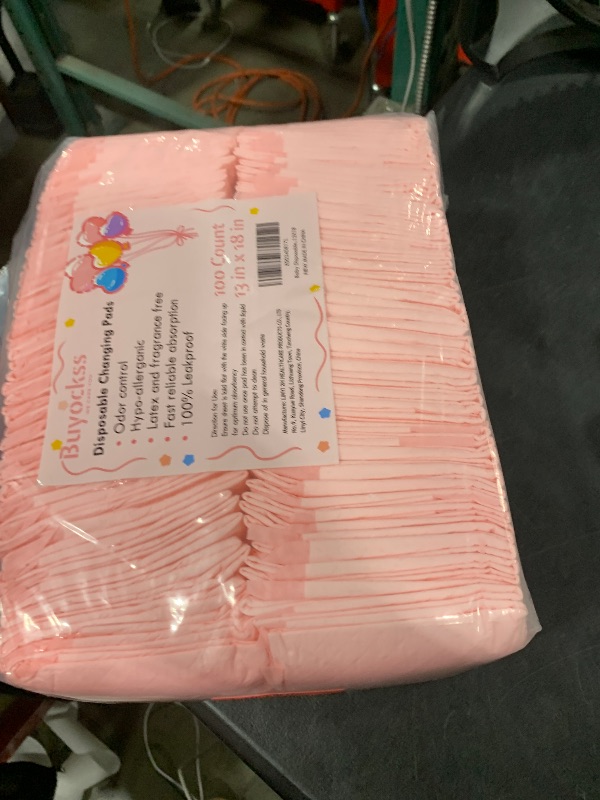 Photo 1 of Disposable Changing Pad Liners Pack of 100 Baby Incontinence Changing Pads Diaper UnderPads Ultra Soft Super Absorbent Waterproof Mat 13 x18 in