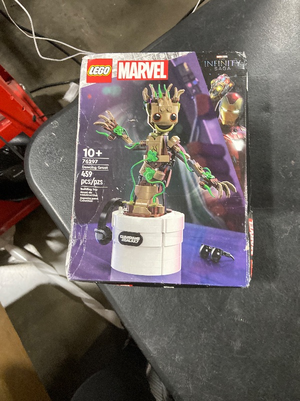 Photo 1 of LEGO Marvel Dancing Groot, Guardians of The Galaxy Toy, Buildable Birthday Gift, Marvel Toy, Super Hero Hand-Operated Interactive Playset, Marvel Gift for Kids, Animated Groot Figure, 76297