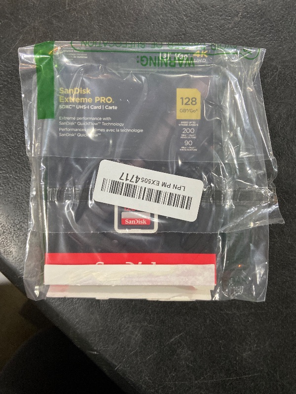 Photo 1 of SanDisk 128GB Extreme PRO SDXC UHS-I Memory Card - C10