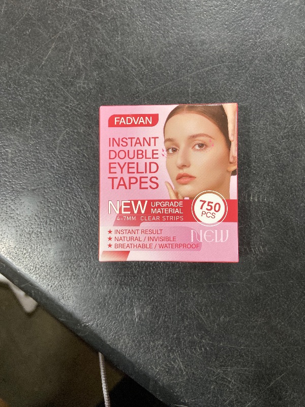 Photo 1 of FADVAN Eyelid Tape 650Pcs, Instant Invisible Eyelid Lifter Strips Ultra-Thin Breathable long-lasting Double Eyelid Tape for Hooded, Droopy, Uneven, Mono-eyelids-New upgrade.