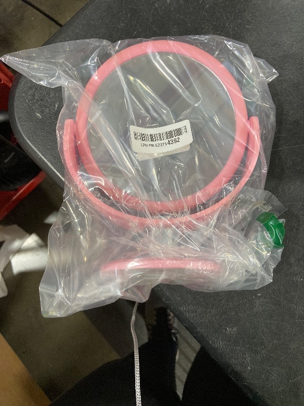 Photo 1 of TRAVEL MIRROR, PINK STAND