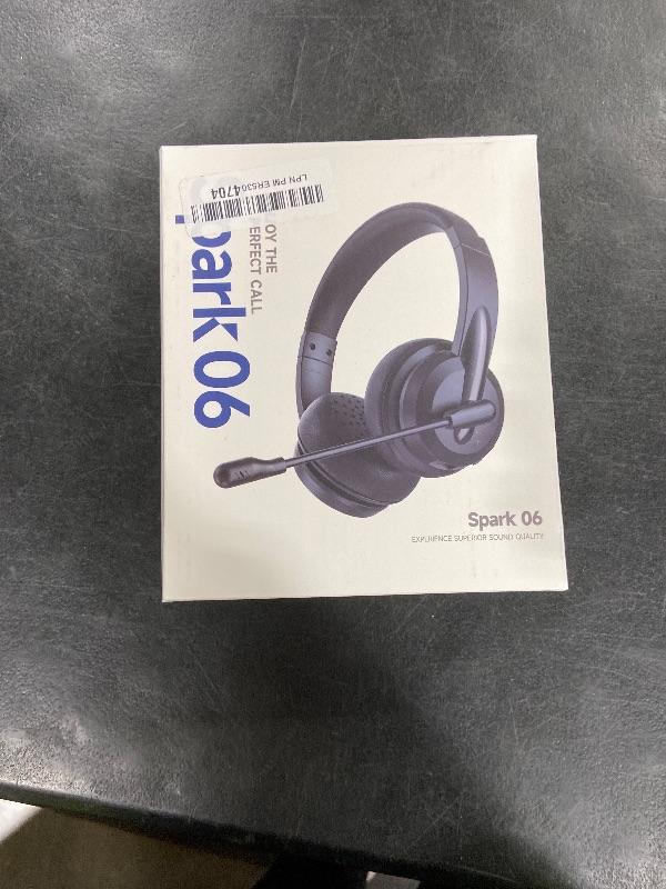 Photo 1 of Wireless Headset with Mic for Work with AI Noise Cancelling Mic for Clear Calls, Bluetooth V5.3 Headphones with Microphone to USB A/C Dongle & Mic Mute for Computer Laptop PC iPhone (Black)