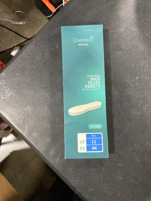 Photo 1 of Comfwalk Shoe Filler Insert - Full Length Daily Latex Foam Shoe Inserts, Shoe Insoles for Shoes That are Too Big, 3 Pairs (EU 44, US Men 11)