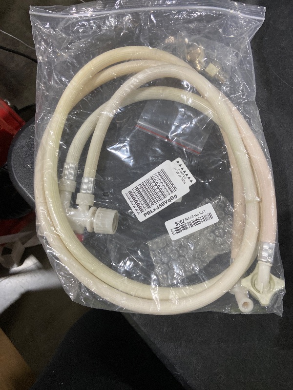 Photo 1 of Shark Industrial 6 FT Countertop Dishwasher Fill and Drain Hose Kit with faucet adapter for all major brands (6)
