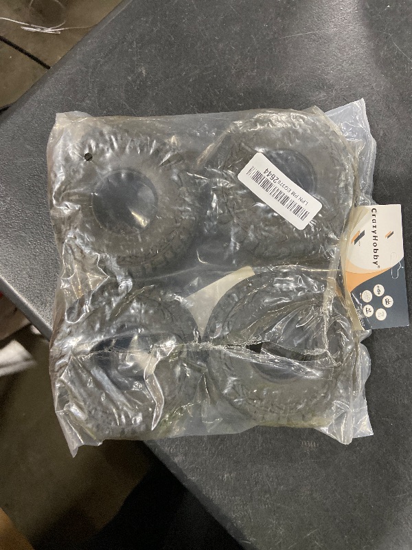 Photo 1 of CrazyHobby 1.9 Crawler Tires with Foam Inserts for Traxxas TRX-4 Axial SCX10 II III 1/10 RC Rock Crawler Car
