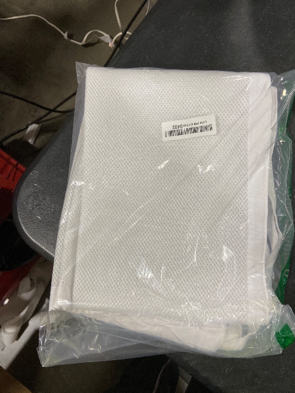 Photo 1 of BreathableBaby Breathable Mesh RailGuard Teething Cover — White — 51” Long Panel (1) — Fits Most Full-Size and Does Not Fit Mini Cribs — Use with Coordinating Short Panels for Extra Coverage