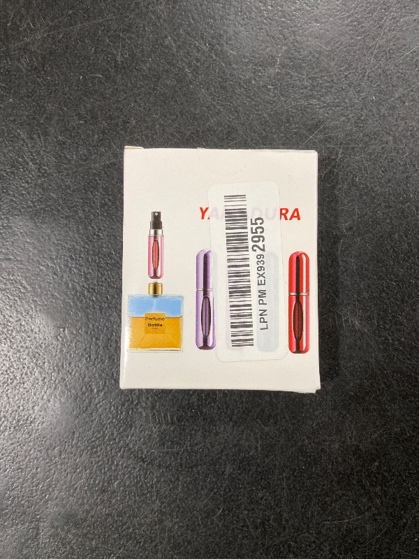 Photo 1 of Yamadura Mini Refillable Perfume Portable Atomizer Bottle Refillable Perfume Spray, Refill Pump Case for Traveling and Outgoing (5ml, 4 Pack) 4