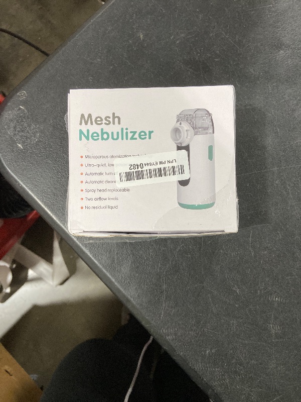 Photo 1 of Hand-held Nebulizer for Respiratory System, Portable Nebulizer with Self-Clean Mode, Rechargeable Nebulizer for Home Office Travel