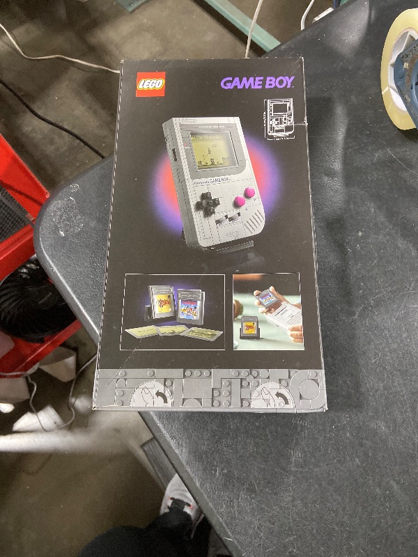 Photo 1 of LEGO Super Mario Game Boy - Retro Building Sets for Adults, Ages 18+ - Collectible Model with Game Paks and Display Stand - Birthday Gifts for Men & Women - 72046