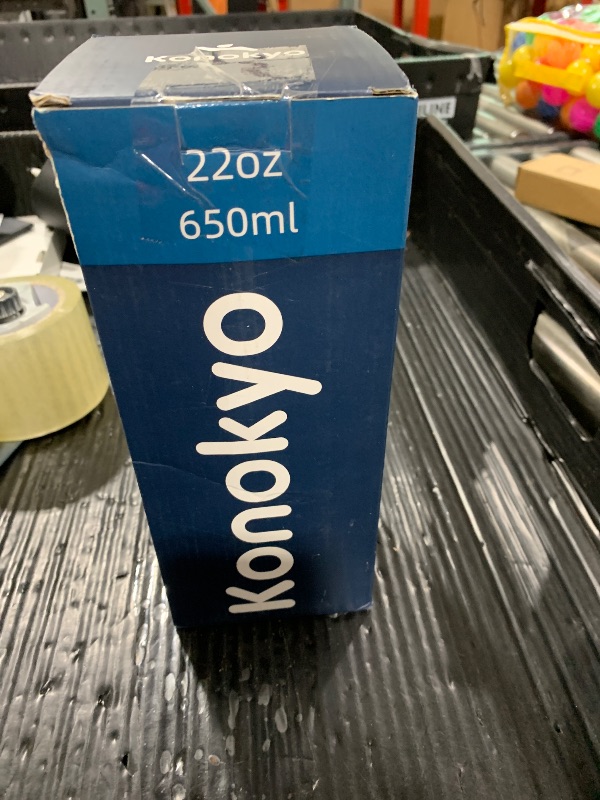 Photo 1 of Konokyo 22 OZ Insulated Tumbler with Lid and 2 Straws Stainless Steel Water Bottle Vacuum Travel Mug Coffee Cup,Taro