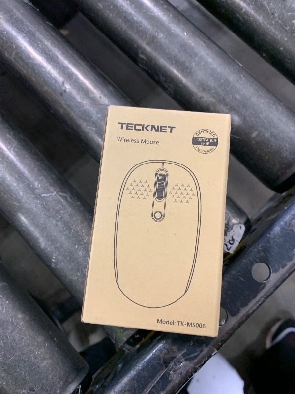 Photo 1 of TECKNET Wireless Mouse, 2.4G Quiet Computer Mouse with USB Receiver, 4 Buttons Portable Cordless Mice for Chromebook, Laptop, PC, Mac, 800/1200/1600 DPI - Pink