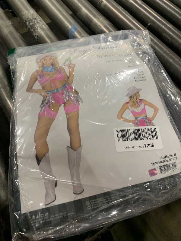Photo 1 of Leg Avenue Womens Space Cowgirl Sexy Halloween Costume with Bandana, MEDIUM, Multicolor
