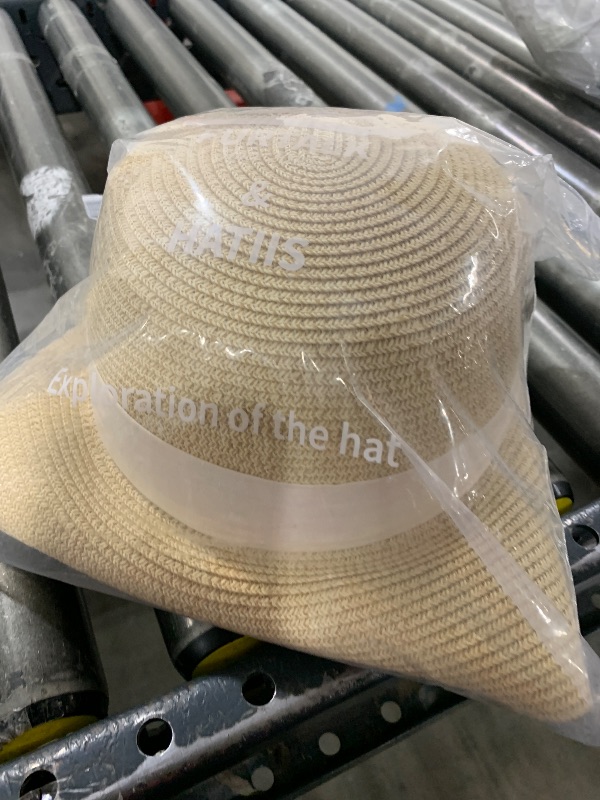 Photo 1 of FURTALK Womens Beach Sun Straw Hat UV UPF50 Travel Foldable Brim Summer UV Hat