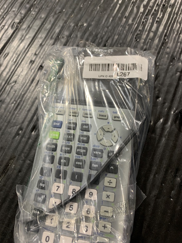 Photo 1 of Texas Instruments TI-84 Plus CE Python Color Graphing Calculator, Galaxy Gray (Metallic)