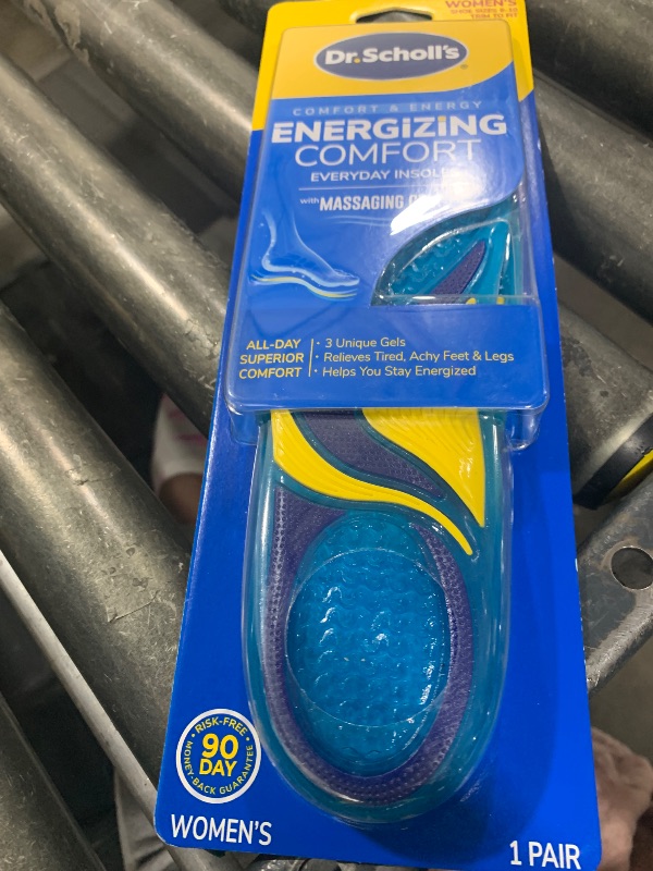 Photo 1 of Dr. Scholl’s Energizing Comfort Women’s Everyday Insoles with Massaging Gel - Clinically Proven, All-Day Energy and Comfort Inserts with Patented Triple Gel Design - Shock Absorbing, Arch Support