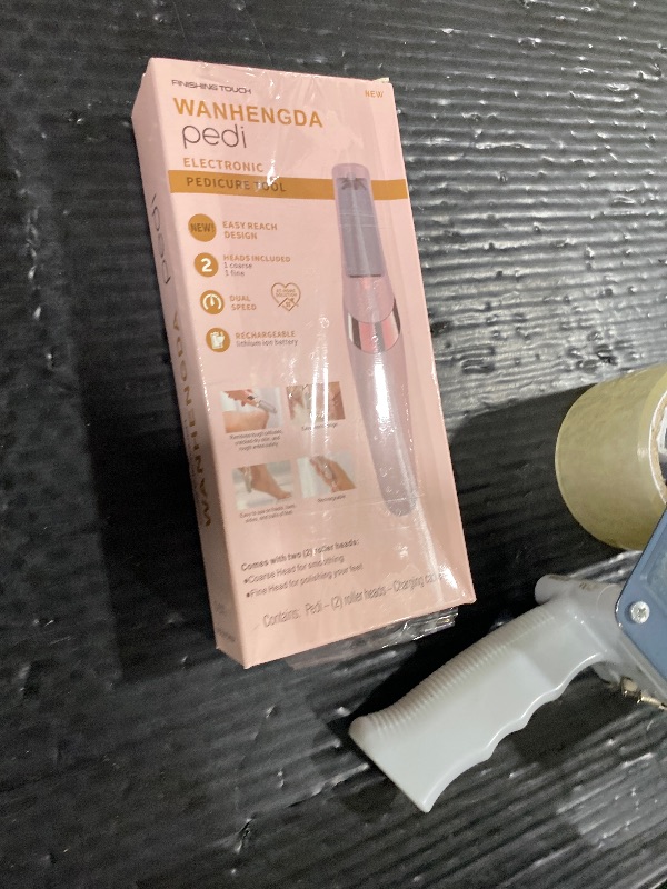Photo 1 of AOOWU Electric Foot File, USB Rechargeable Feet Callus Remover with 2 Speed of Replacement Rollers & LED Lights, Professional Hard Skin Remover Foot Care Tools for Cracked Heels Calluses & Dead Skin