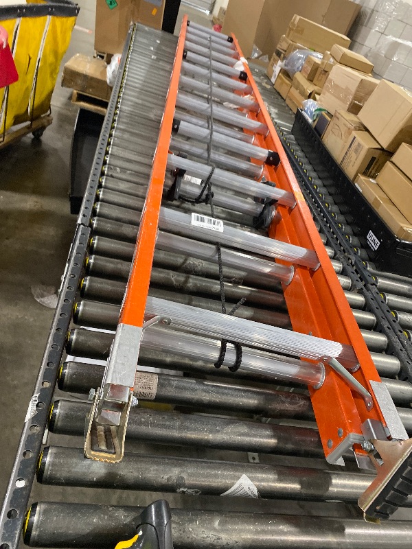Photo 1 of Louisville Ladder 24-foot Fiberglass Extension Ladder, 300-Pound Load Capacity, Type IA, FE3224