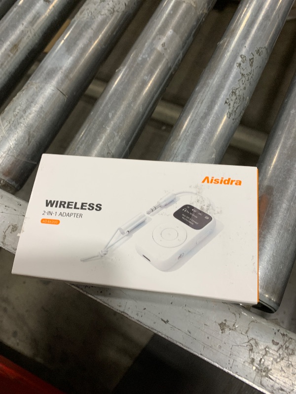 Photo 1 of Aisidra Airplane Bluetooth 5.3 Adapter, Bluetooth Transmitter for Headphones with aptX Low Latency, Dual Link, 3.5mm Audio Wireless Transceiver Perfect for Airline, Flights, Aeroplane, Travel, TV