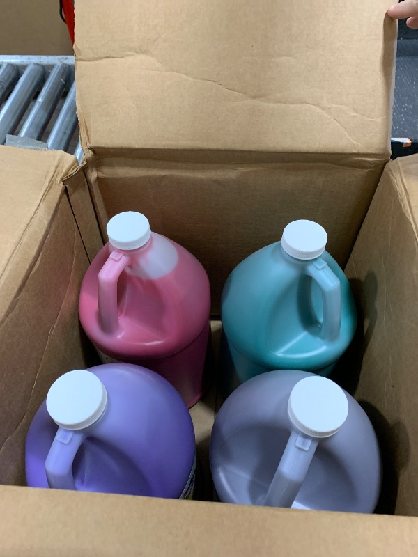 Photo 1 of Colorations Washable Tempera Paint, Classroom Art Supplies, School Paints, Gallon Size, 4 Colors, Non Toxic, Bright Bold Color, Kids Paint, Craft, Hobby, Fun, Crafting Supply, Paint Set