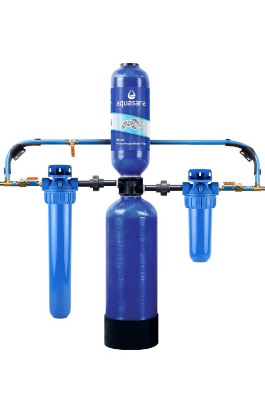 Photo 1 of Aquasana Whole House Water Filter System | 1,000,000 Gallons | Carbon & KDF Media | Reduces 97% Chlorine & Sediment | Includes Pre- and Post-Filters | Rhino EQ-1000