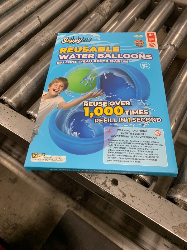 Photo 1 of 12Pcs Reusable Water Balloons, Pool Beach water Toys for Boys and Girls, Outdoor Summer Toys for Kids Ages 3-12
