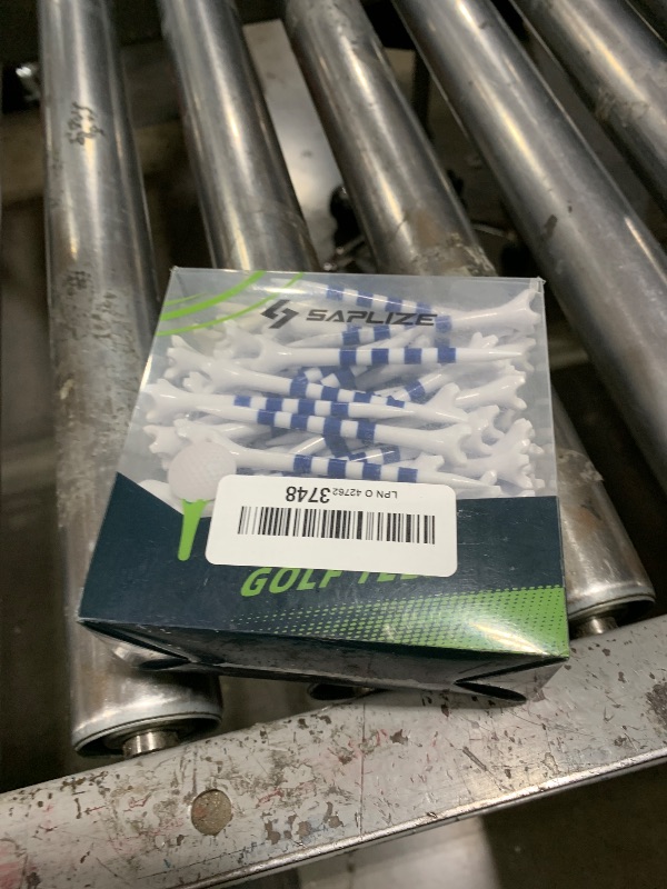 Photo 1 of SAPLIZE Professional 120 Pack Golf Tees(100 Driver Tees + 20 Iron/Hybrid Tees), Low Friction & Resistance, 4 Prong Plastic Golf Tees